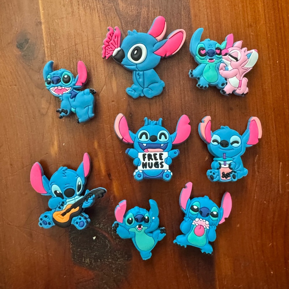 Stitch shoe charms